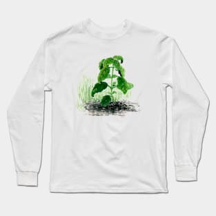 October 15th birthday flower Long Sleeve T-Shirt